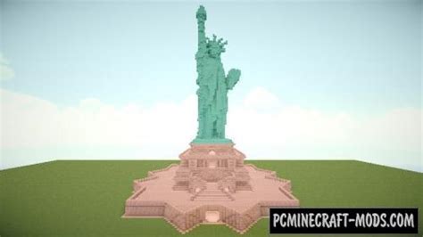 Statue of Liberty - 3D Art Map For Minecraft 1.21, 1.20.6 | PC Java Mods