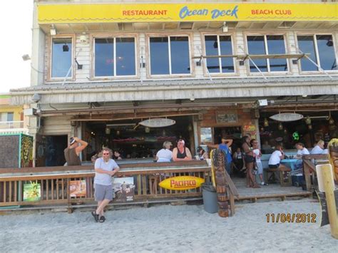 The "Ocean Decker" Burger - Picture of Ocean Deck Restaurant & Beach ...