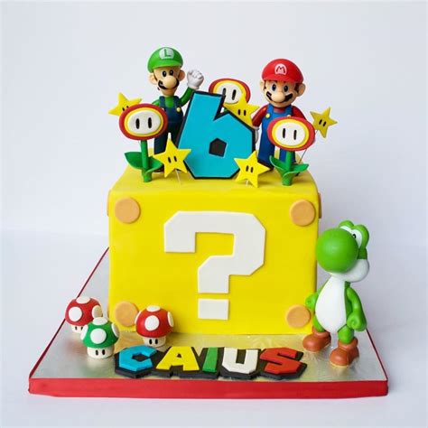 15 Amazing & Cute Super Mario Cake Ideas & Designs | Super mario cake ...