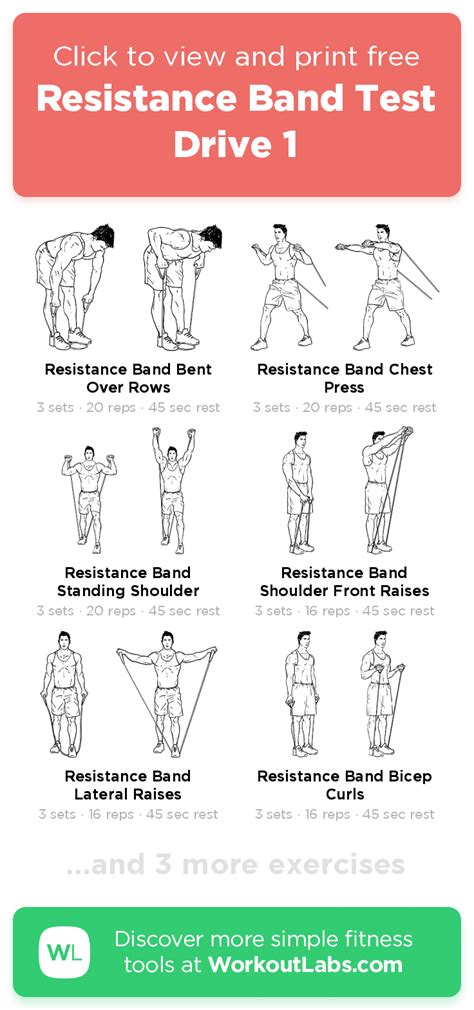 Printable Exercise Band Workout - Printable Word Searches