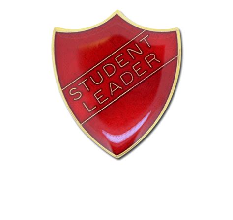 Student Leader Enamelled Shield Badge