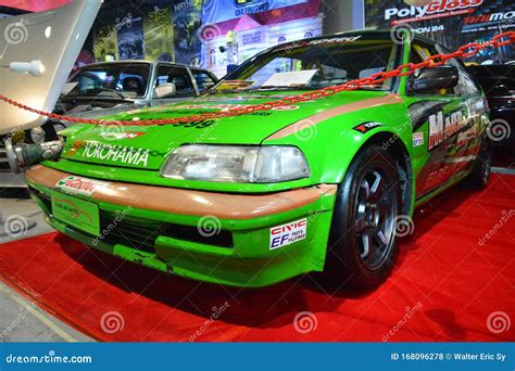 Honda CRX Racing Car at Manila Auto Salon Editorial Stock Photo - Image of expo, racing: 168096278