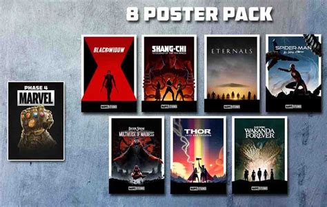 MCU Phase 4 Poster Pack – Drapster