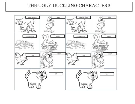 The Ugly Duckling Characters | PDF