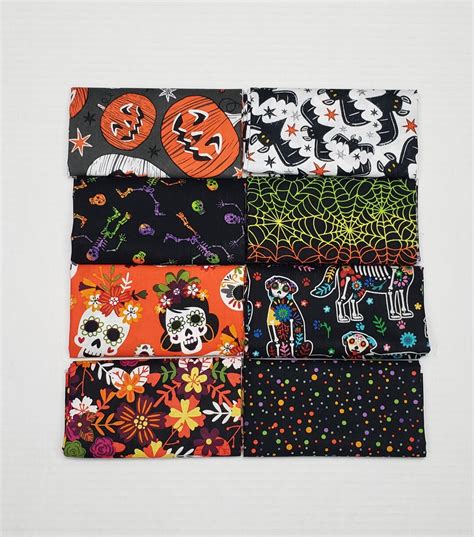 Halloween Fat Quarter Cotton Fabric - Etsy