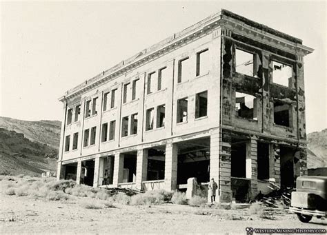 Rhyolite Nevada – Western Mining History