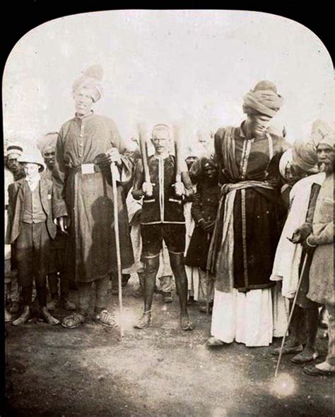 The Two Kashmir Giants Posing with the American Photographer James Ricalton, 1903 - Rare ...