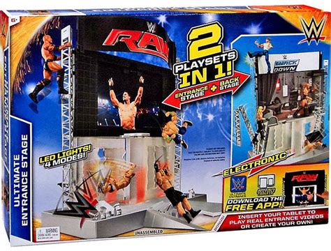 WWE Wrestling WWE Electronic Entrance Stage Playset Mattel Toys - ToyWiz