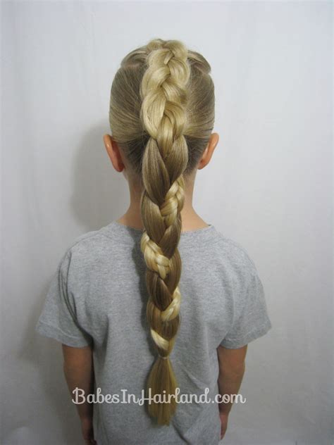 French Braid to a Braided Ponytail Video - Babes In Hairland