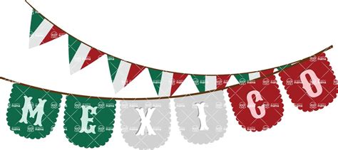 Mexico Banner Flags | GraphicMama | GraphicMama