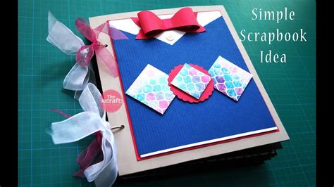 Simple Scrapbook Idea | The Sucrafts - YouTube