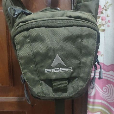 Tas Eiger original, Fesyen Pria, Tas & Dompet , Tas Selempang di Carousell