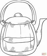 Kettle Coloring Pages sketch template
