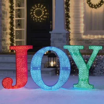 Member's Mark Pre-Lit Joy Sign - Multicolor - Sam's Club