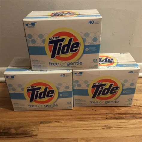 (3) TIDE FREE & and Gentle Powder Laundry Detergent 40 Loads New boxes $180.00 - PicClick