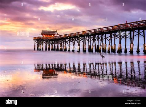 Cocoa Beach, Florida, USA at the pier Stock Photo - Alamy