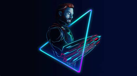 🔥 [30+] Neon Avengers Wallpapers | WallpaperSafari