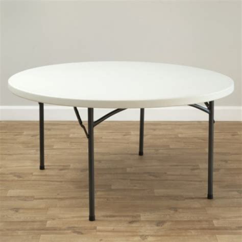 Round Plastic Folding Tables - Leisure Furniture Direct