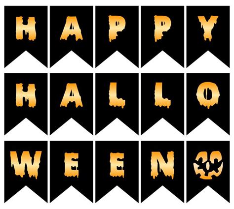 Happy Halloween Banner - 15 Free PDF Printables | Printablee | Happy ...