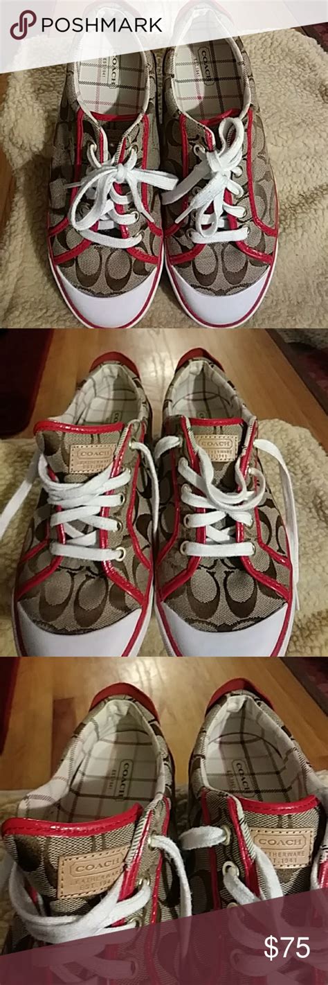 SALE Coach Women's Tennis Shoes Sneakers SZ 9.5 B | Womens tennis shoes, Womens tennis, Tennis ...