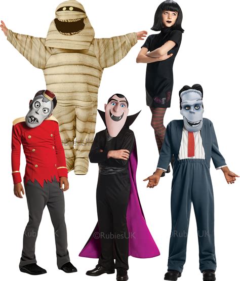 Hotel Transylvania 2 Fancy Dress Halloween Vampire Monsters Childrens Costumes