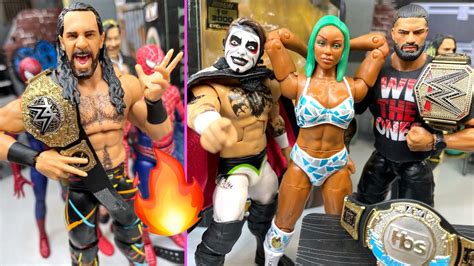 NEW CUSTOM WWE FIGURES & TITLE BELTS 2023! - YouTube