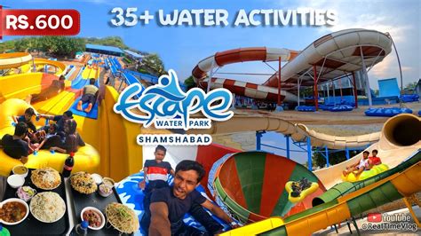 Escape Water Park HYDERABAD - All Rides/Slides | Ticket Price/Food - A ...