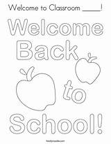 Welcome To Classroom  coloring Page – Artofit sketch template