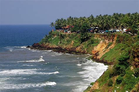 The Cliff At Varkala Beach, Kerala by Photograph © Ulrike Henkys