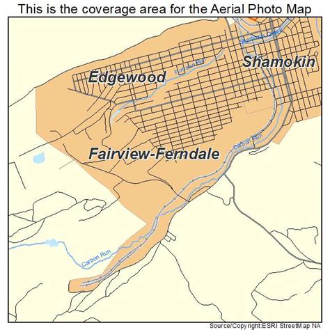 Aerial Photography Map of Fairview Ferndale, PA Pennsylvania