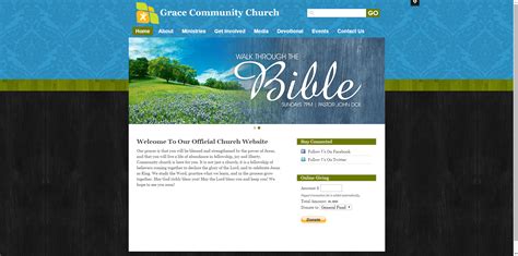 Church Website Template Free Download