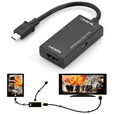 MHL Micro USB to HDMI Cable Adapter | Shopee Malaysia