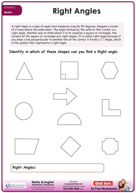 Grade 2 Geometry Worksheet | Grade1to6.com