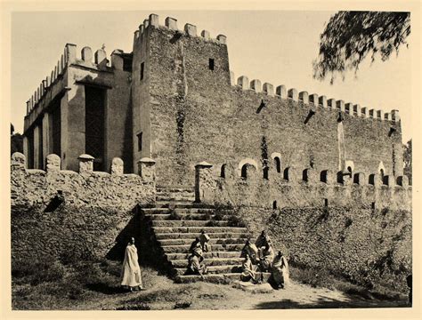 1930 Axum Aksum Ethiopia Zion Church Architecture - ORIGINAL PHOTOGRAV – Period Paper Historic ...