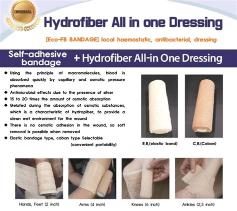 Hydrofiber All in one dressing | tradekorea