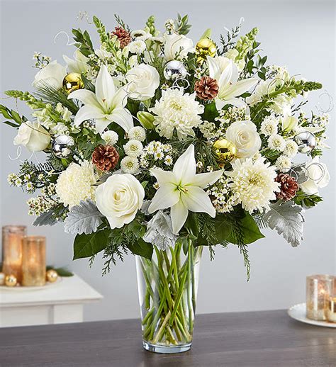 Dazzling Winter Wonderland Flower Arrangement in Burtonsville, MD | Amanda's Arrangements