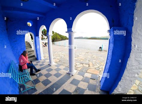 Portmeirion Village was used as a location for the 1960's cult TV series "The Prisoner" starring ...