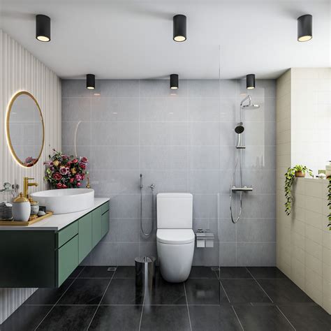 Spacious And Convenient Toilet Design With Modern Interiors | Livspace