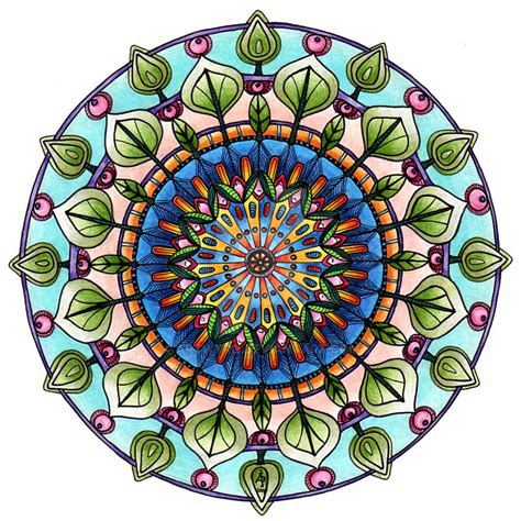 Leafy Mandala by Artwyrd on DeviantArt