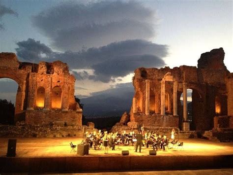 Teatro Antico di Taormina in Sicily