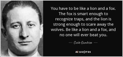 QUOTES BY CARLO GAMBINO | A-Z Quotes