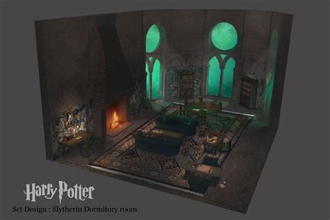 ArtStation - Slytherin Dormitory