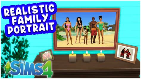 MUST HAVE MOD - Realistic Family Portrait The Sims 4 - YouTube