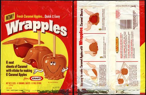 Kraft - Wrapples - caramel apple kit package - 1977 | Flickr