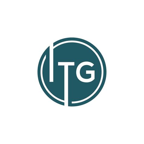 ITG letter logo design on WHITE background. ITG creative initials letter logo concept. ITG ...