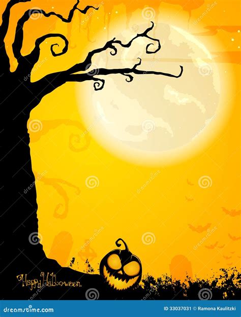 Halloween Card stock illustration. Illustration of full - 33037031