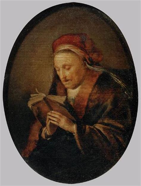 Old Woman Praying, c.1640 - Gerrit Dou - WikiArt.org