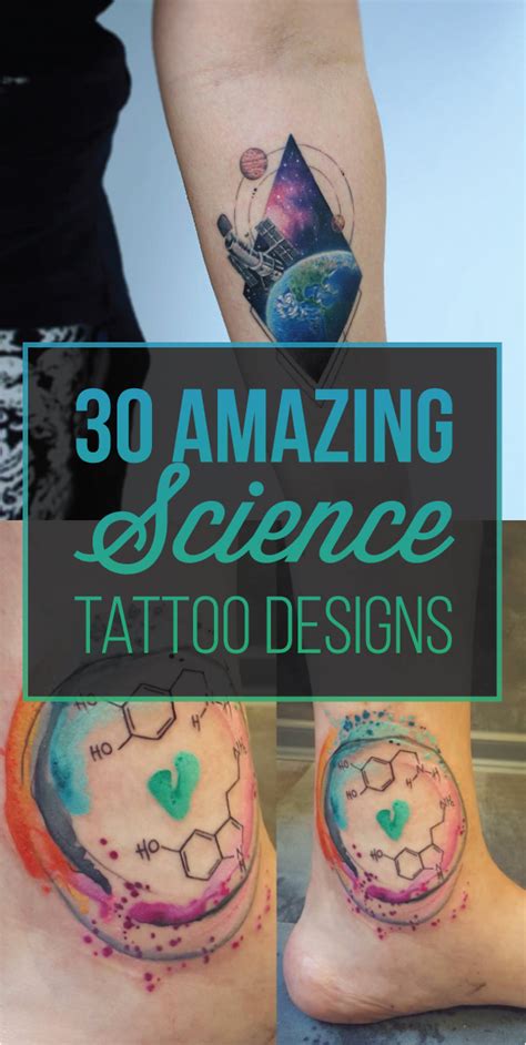 30 Amazing Science Tattoos To Nerd-Out On - TattooBlend