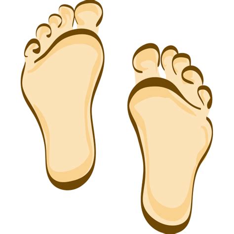 Human feet cartoon clip art | Free SVG