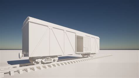 ArtStation - Boxcar - train | Game Assets